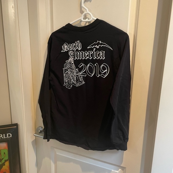 King Diamond North America Long Sleeved 2019 Tour T-Shirt Black - Picture 6 of 6